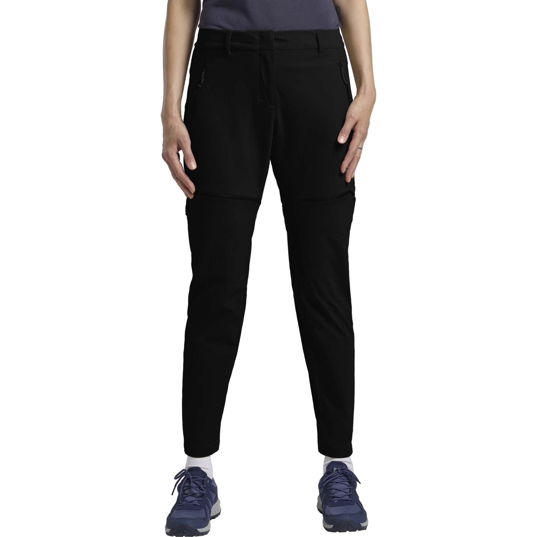 Produktbild von Jack Wolfskin Hikeout Zip Away Hose Damen - regular - black