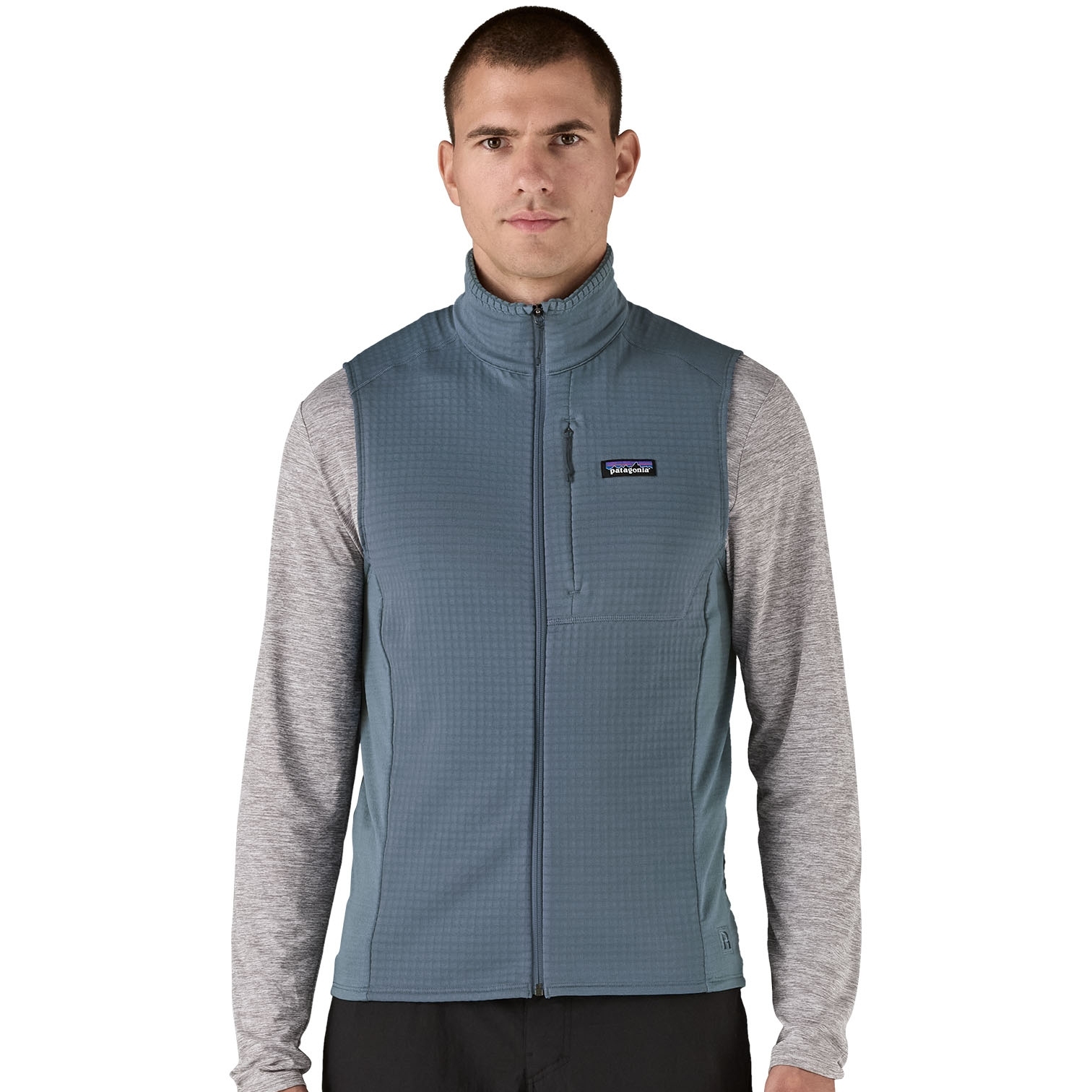 Produktbild von Patagonia R1 Hybrid Weste Herren - Utility Blue