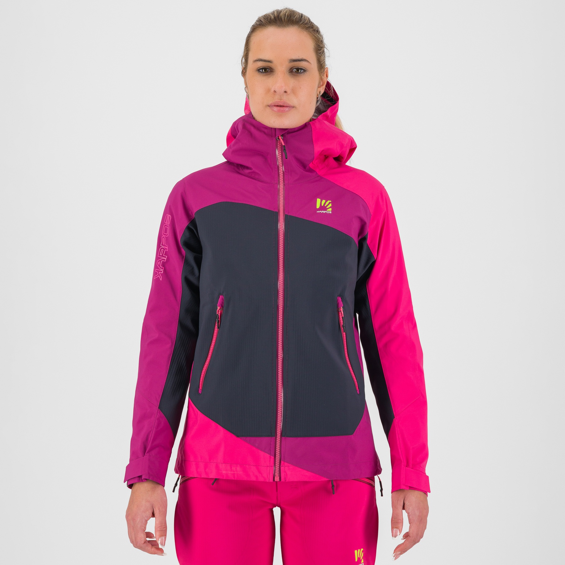 Karpos Strato Intermedio Donna - Odle Fleece - grape/granita