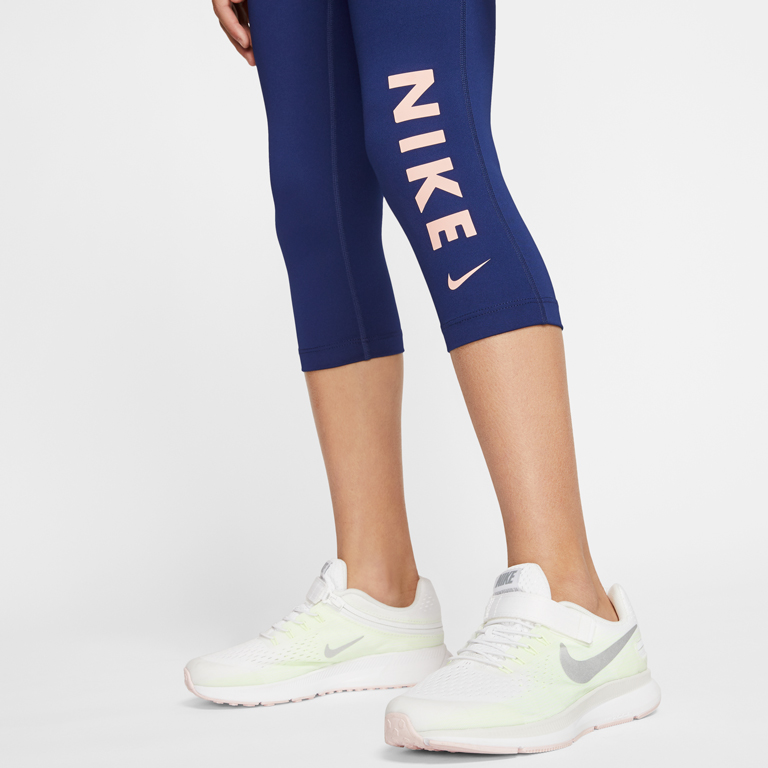 Nike Older Girls Dry-Fit One Leggings - Blue