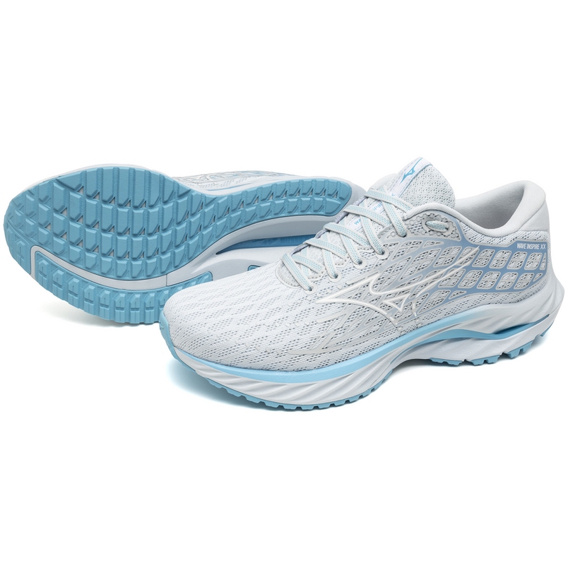 Mizuno Wave Inspire 20 Running Shoes Women Plein Air River Blue BIKE24