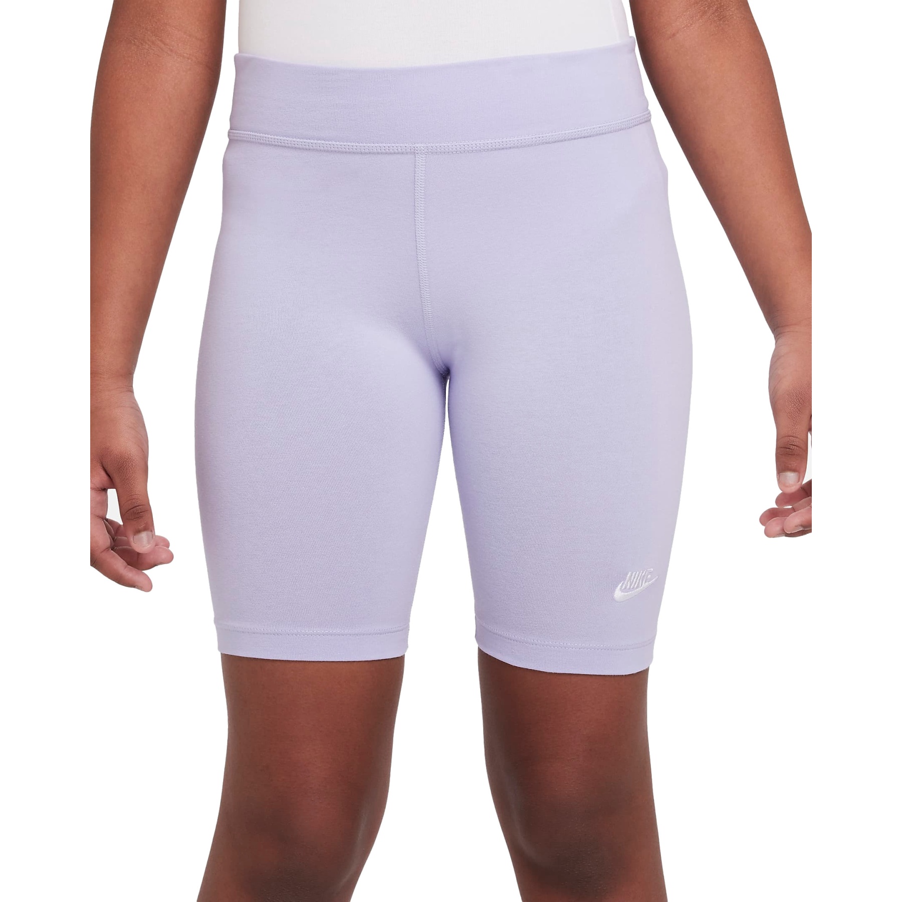 Picture of Nike Sportswear Kids&#039; Biker Shorts - oxygen purple/white DX5066-536