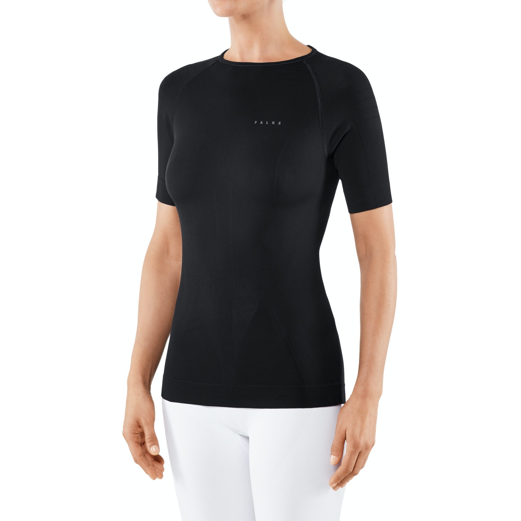 Produktbild von Falke Warm T-Shirt Damen - schwarz 3000