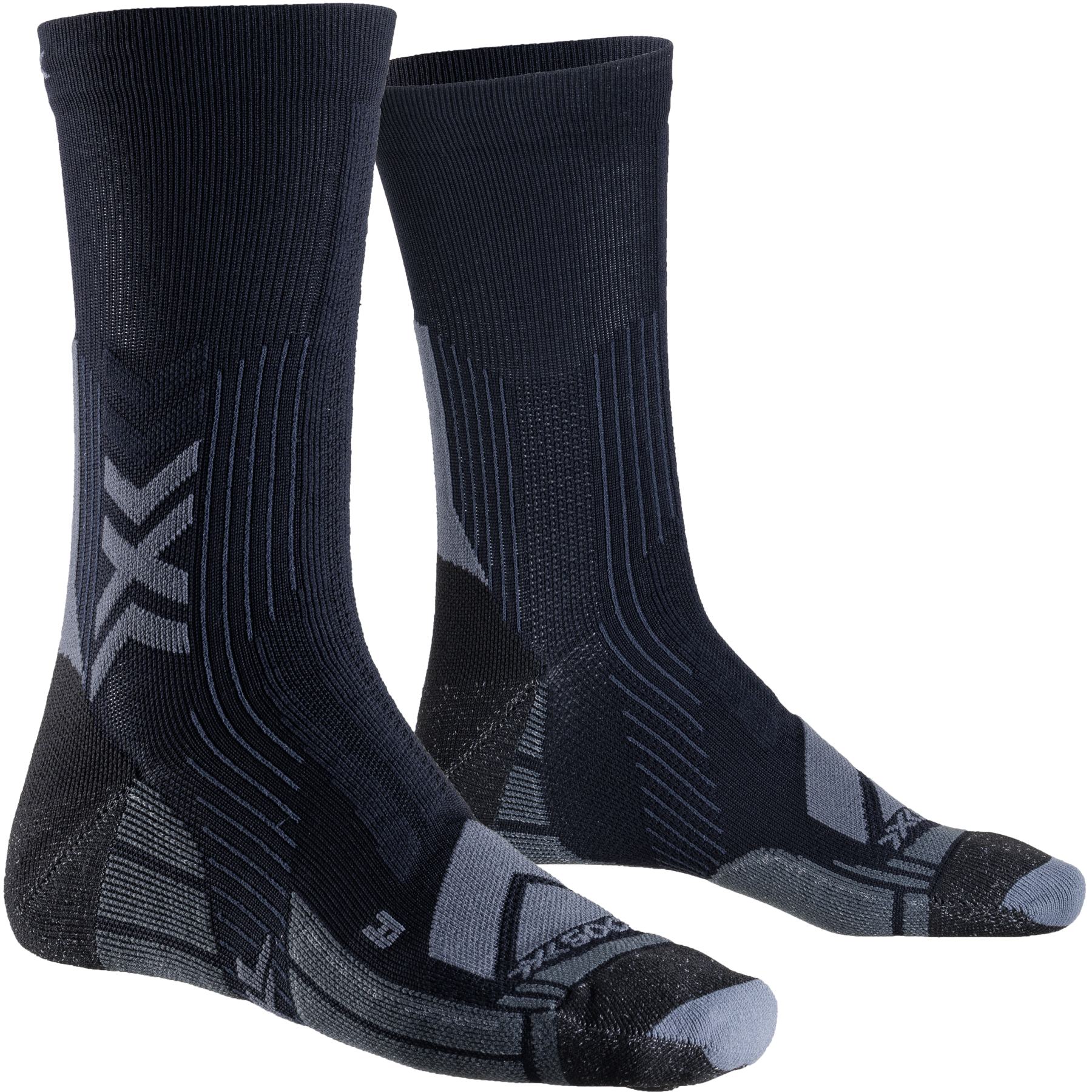 Picture of X-Socks Hike Expert Silver Crew Socks - black/charcoal