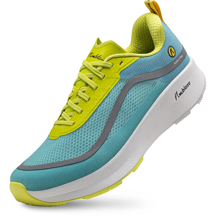 Joe Nimble Addict Flow Road Running Shoes Men Blue-Yellow BIKE24