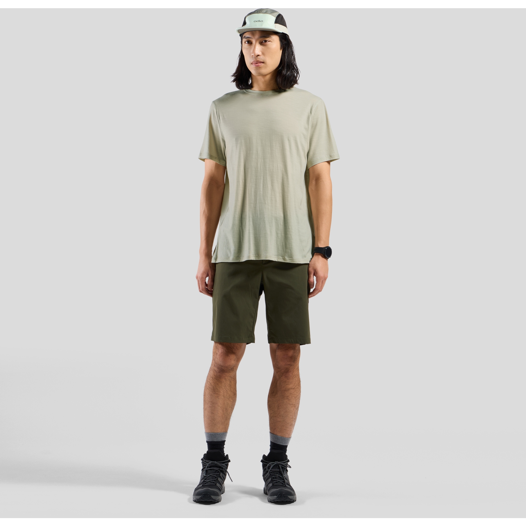 Odlo Pantalones Cortos de Senderismo Hombre Ascent Light