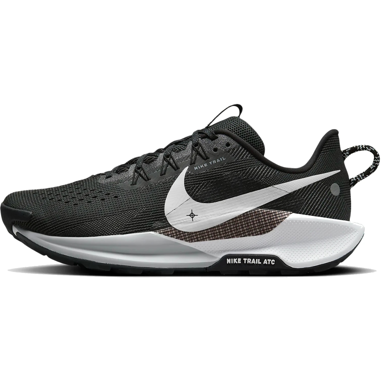 Black and gray nike running shoes online