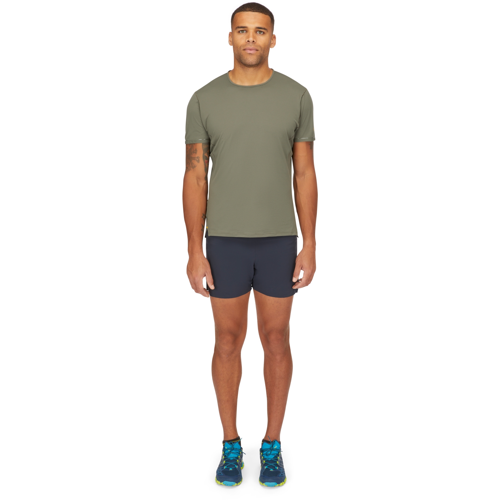 Rab Mens Syncrino Base Tee Stone