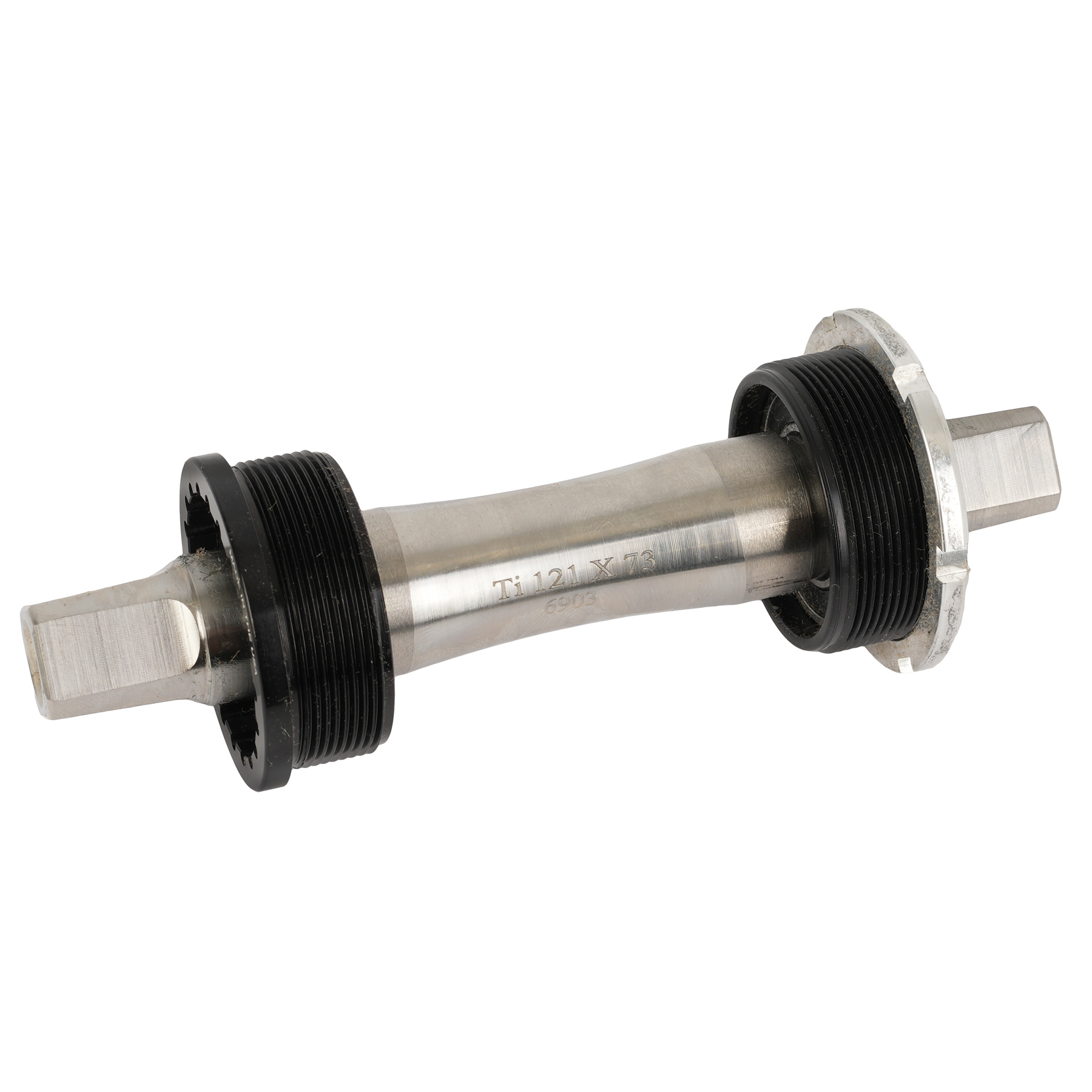Productfoto van White Industries Trapas JIS 4-Kant - BSA-68/73-ST - Titanium As