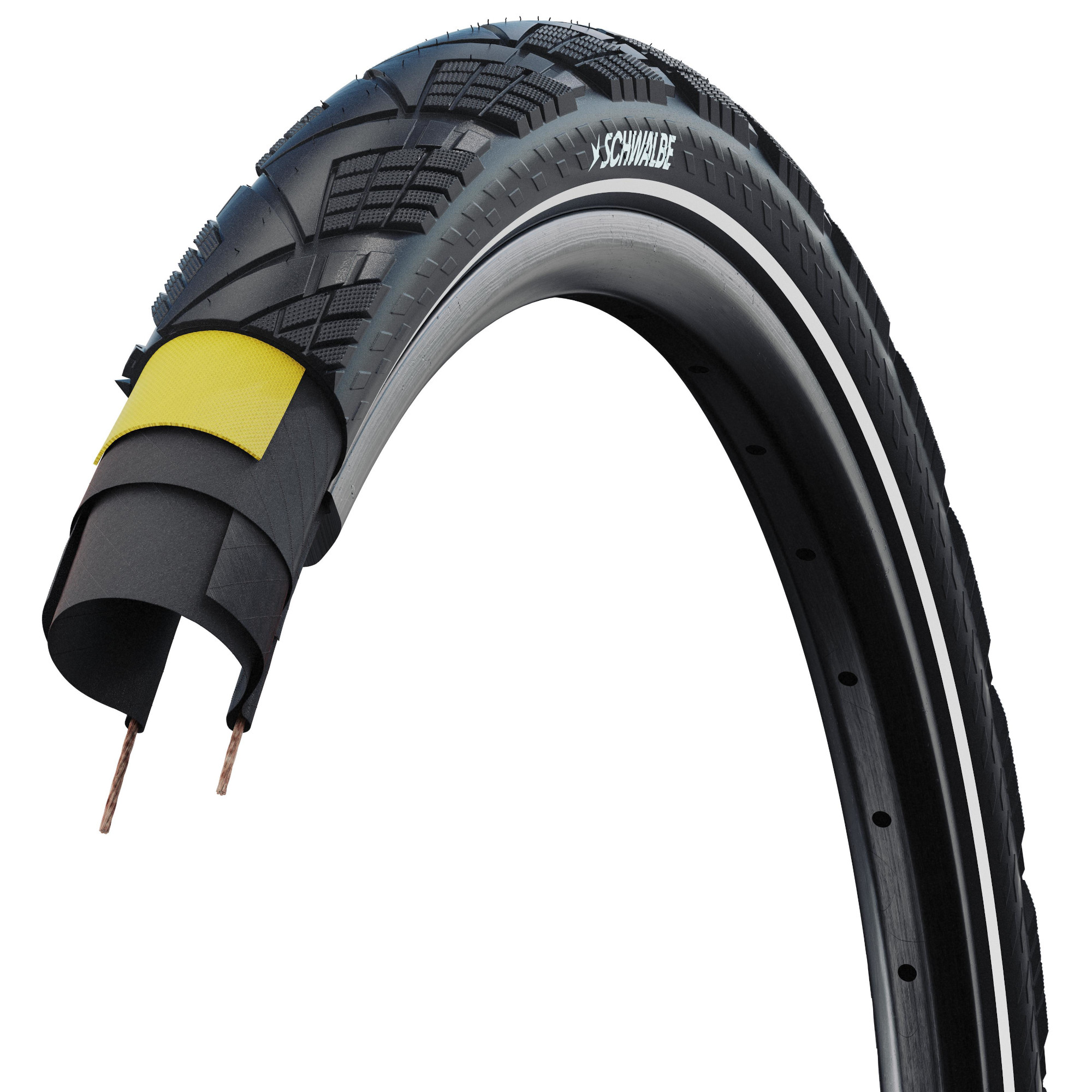 Schwalbe Marathon PRO Efficiency Faltreifen - Addix Race | V-Guard