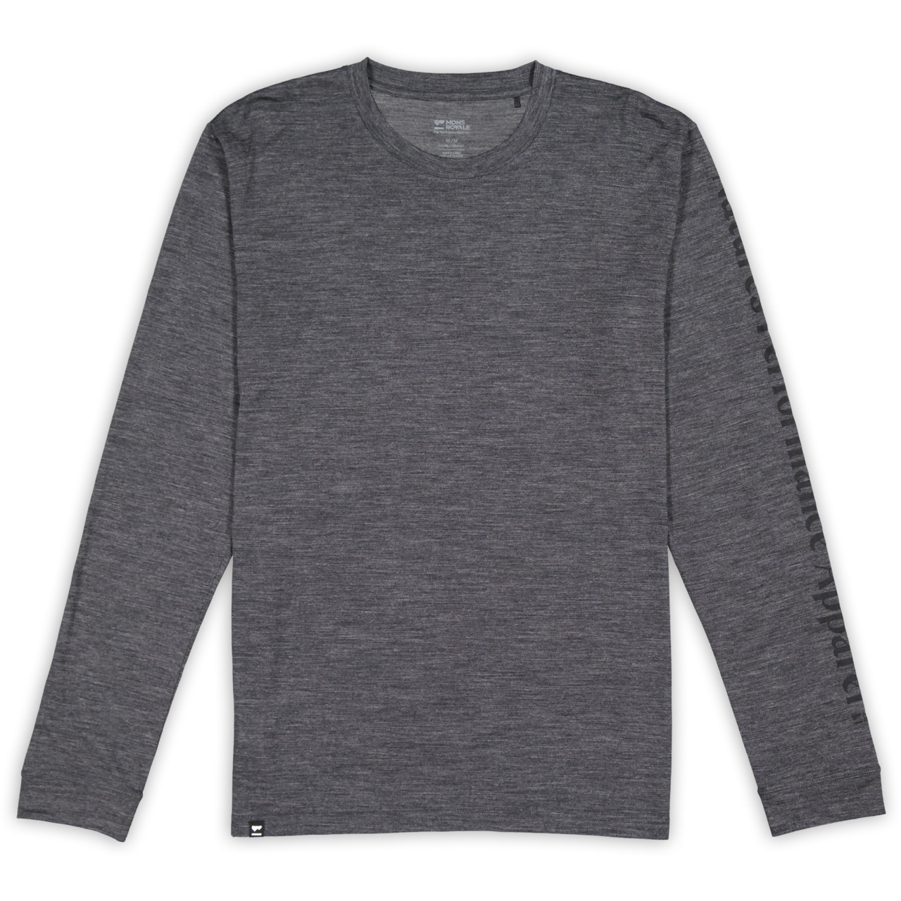 Produktbild von Mons Royale Zephyr Merino Cool Langarmshirt Herren - smoke