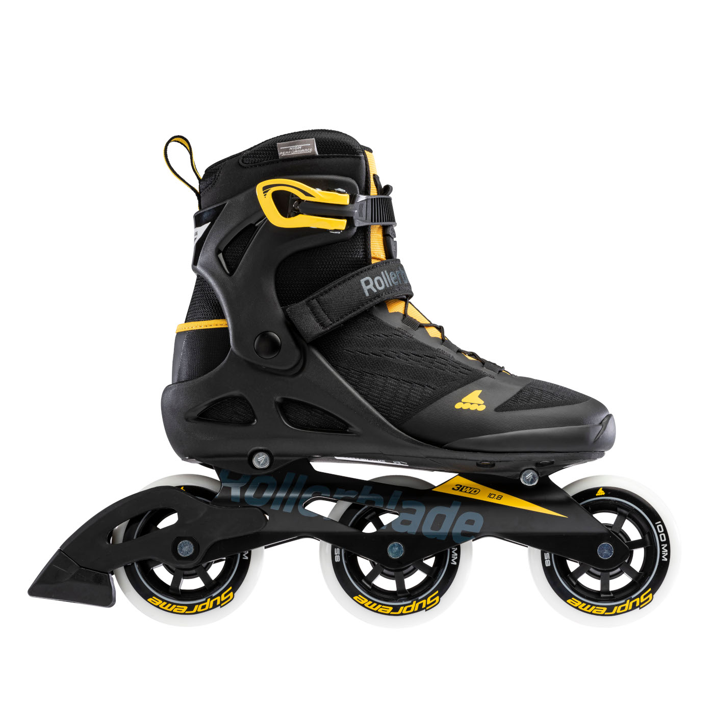 Productfoto van Rollerblade Macroblade 100 3WD - Men Fitness Inline Skates - black/saffron yellow