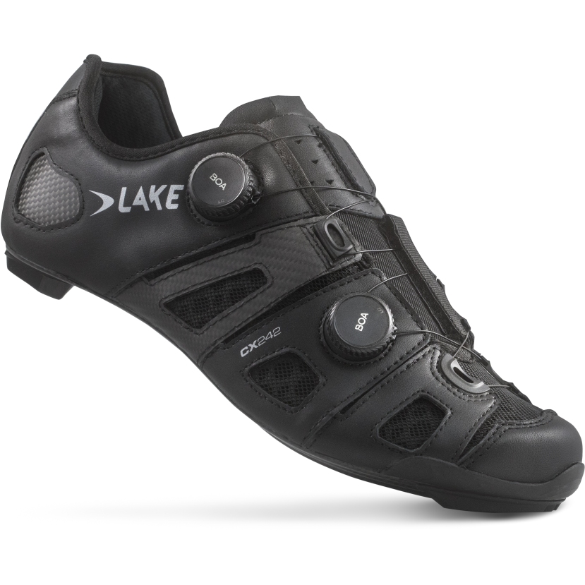 Productfoto van Lake CX242 Racefietsschoenen Heren - zwart/zilver