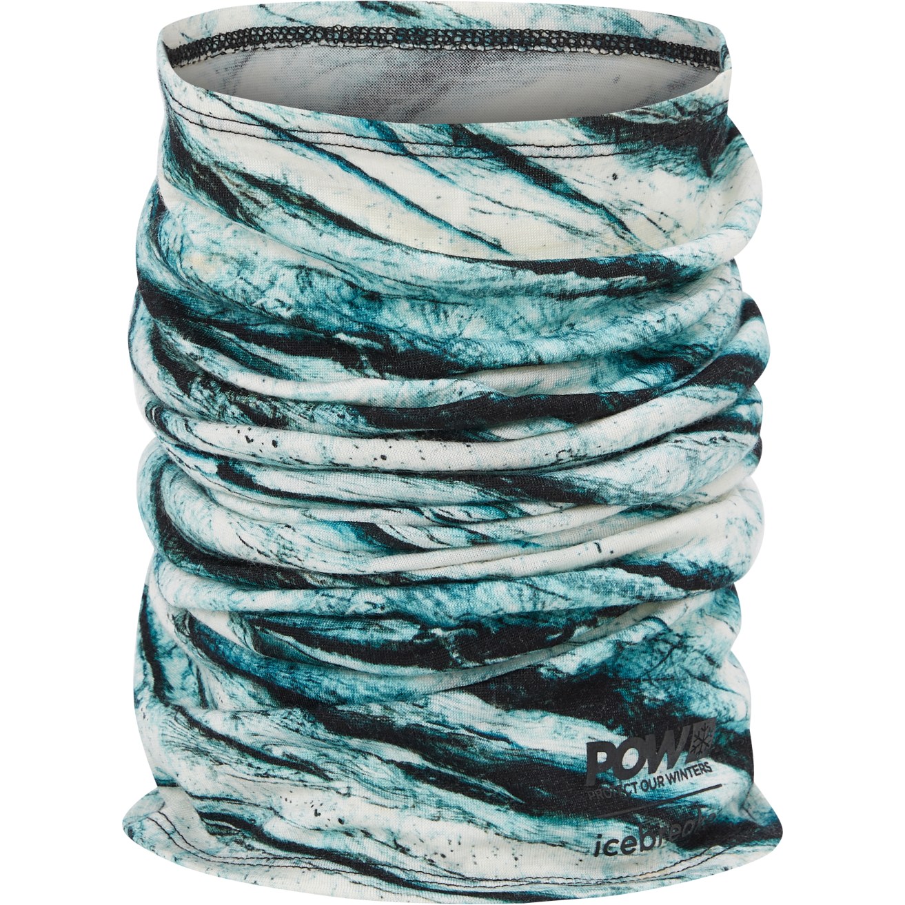 Bild von Icebreaker Merino Flexi Chute Protect Our Winters AOP Multifunktionstuch - Snow