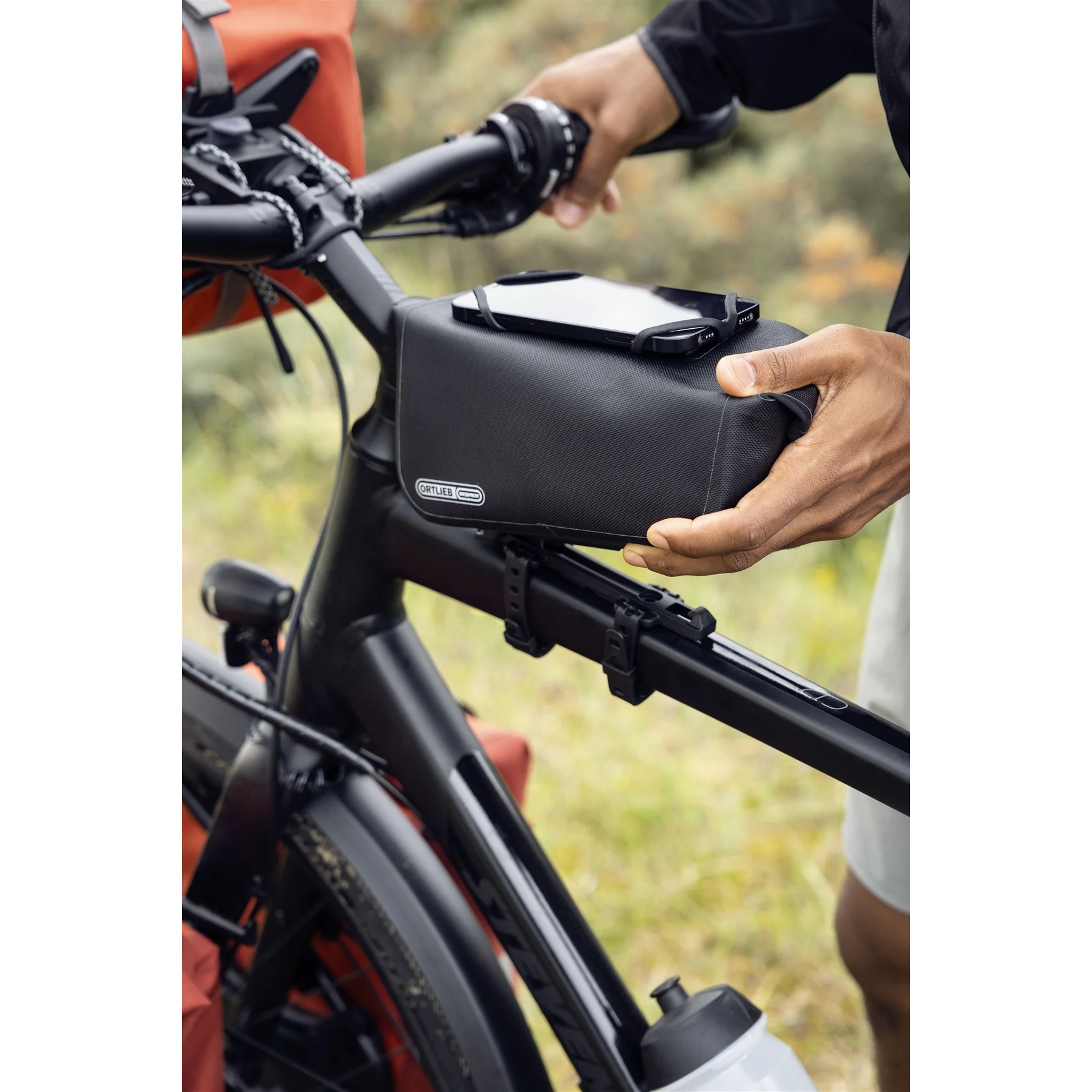 ORTLIEB Toptube-Bag - 1.5L - dark sand | BIKE24