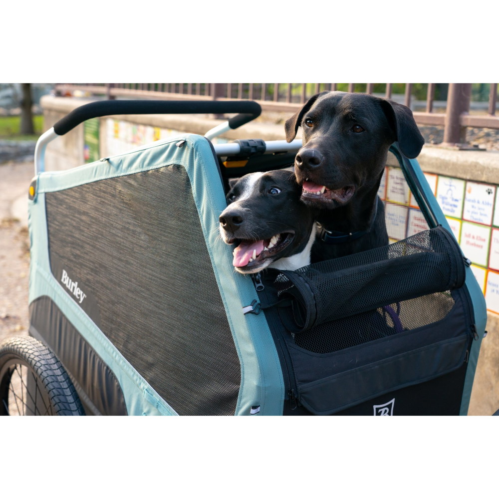 Remorque Per Bici 4347 - Rimorchio Pieghevole Unisex, Capacità 30 Kg, Nero - Foto 8