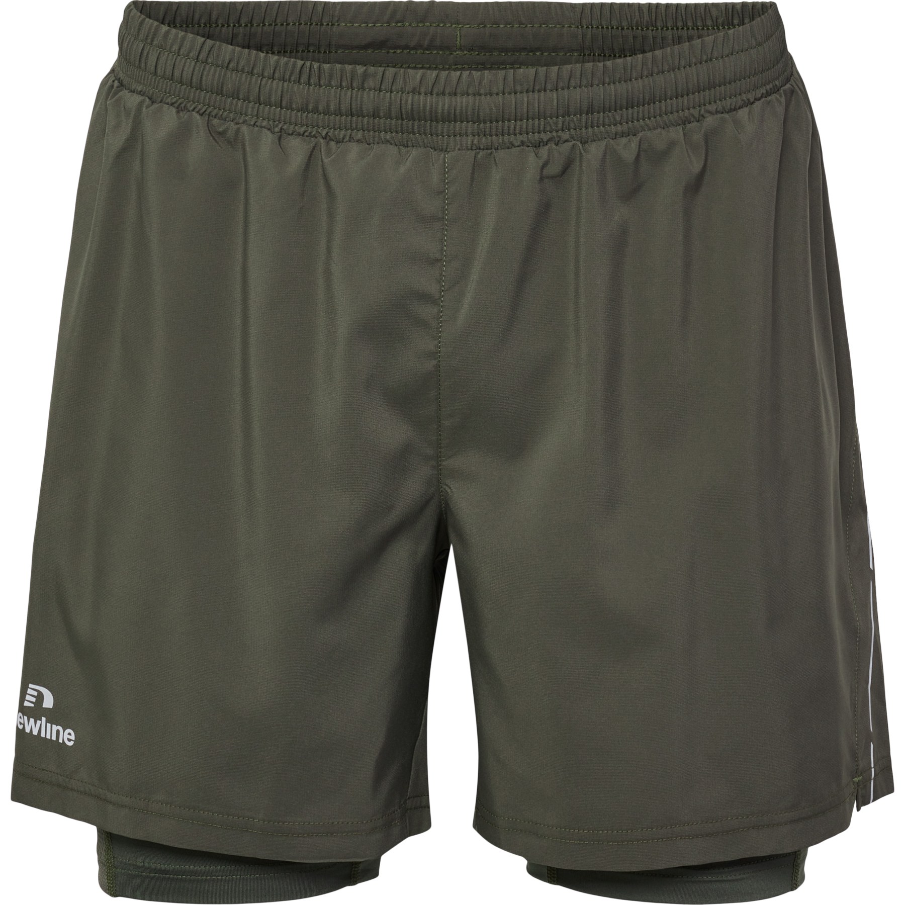 Picture of Newline Pace 2-in-1 Shorts Men - beluga