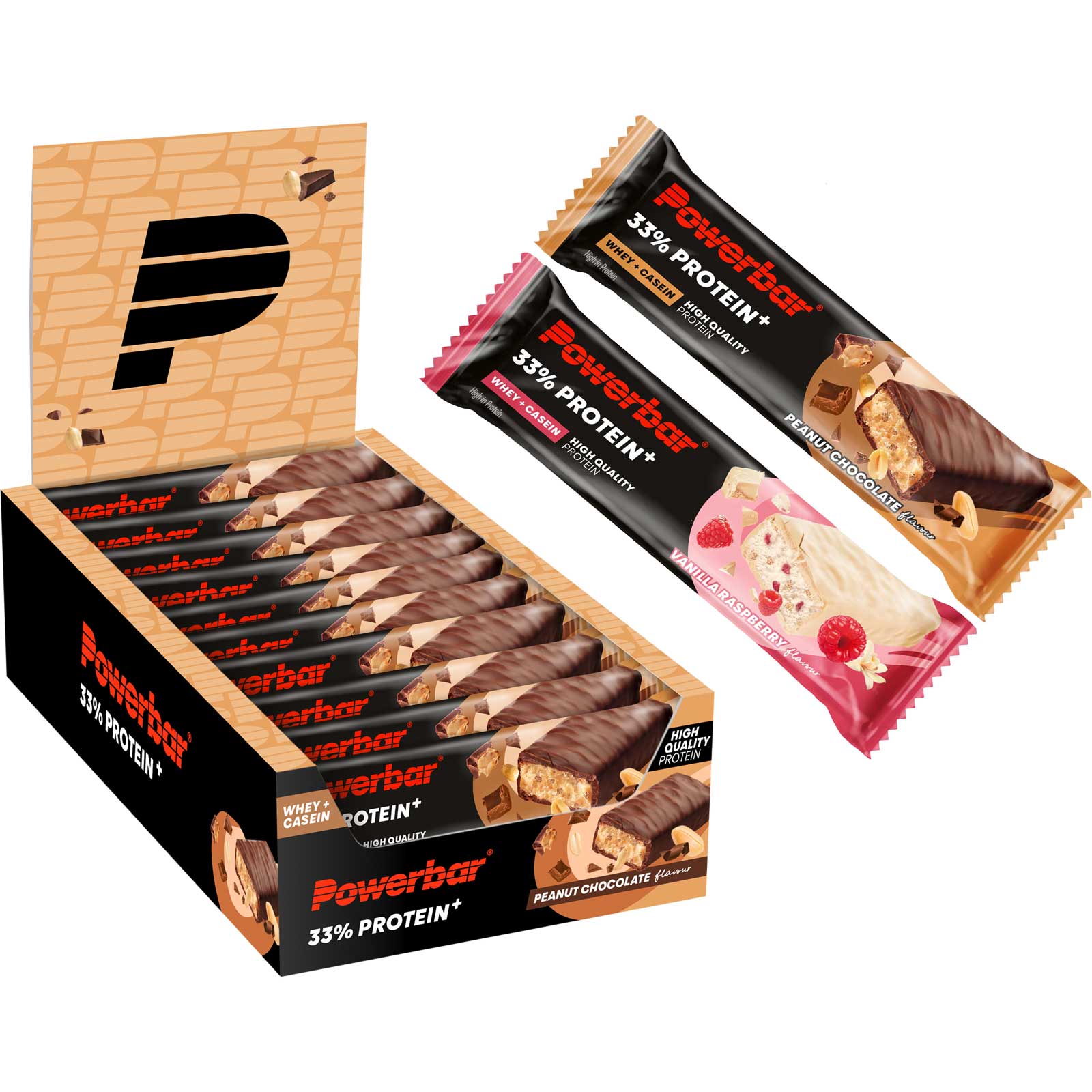 Productfoto van Powerbar 33% Protein Plus - Eiwitreep - 10x90g