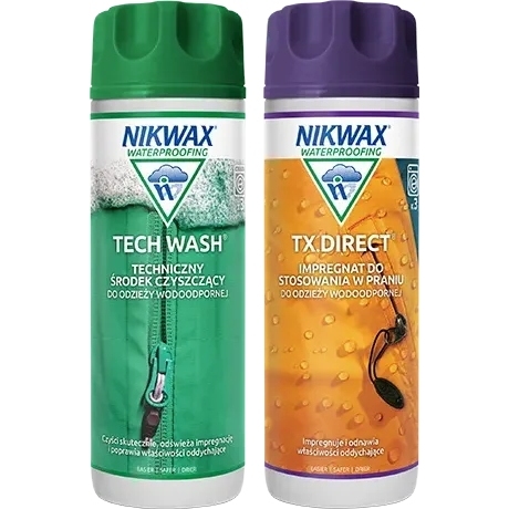 Bild von Nikwax Tech Wash Waschmittel + TX.Direct Wash-in Imprägnierung Set 2 x 300 ml