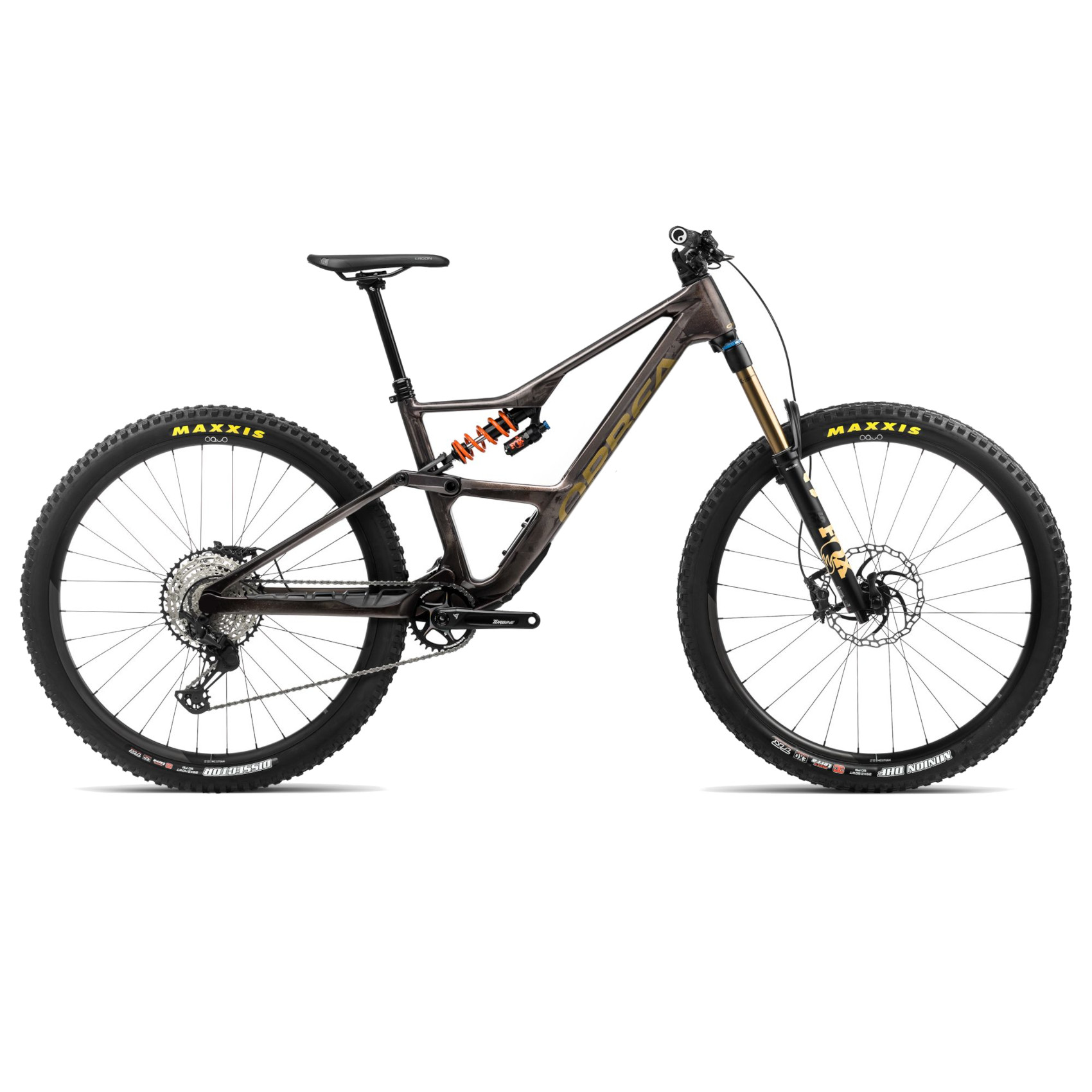 Picture of Orbea OCCAM LT M10 - 29&quot; Carbon Mountain Bike - 2024 - Cosmic Carbon View - Metallic Olive Green (gloss)