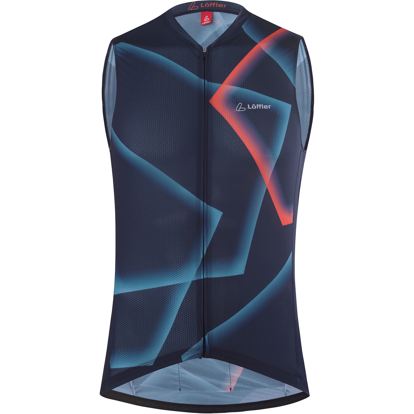 Picture of Löffler Penta Vent Full Zip Bike Sleeveless Jersey Men - dark blue 495