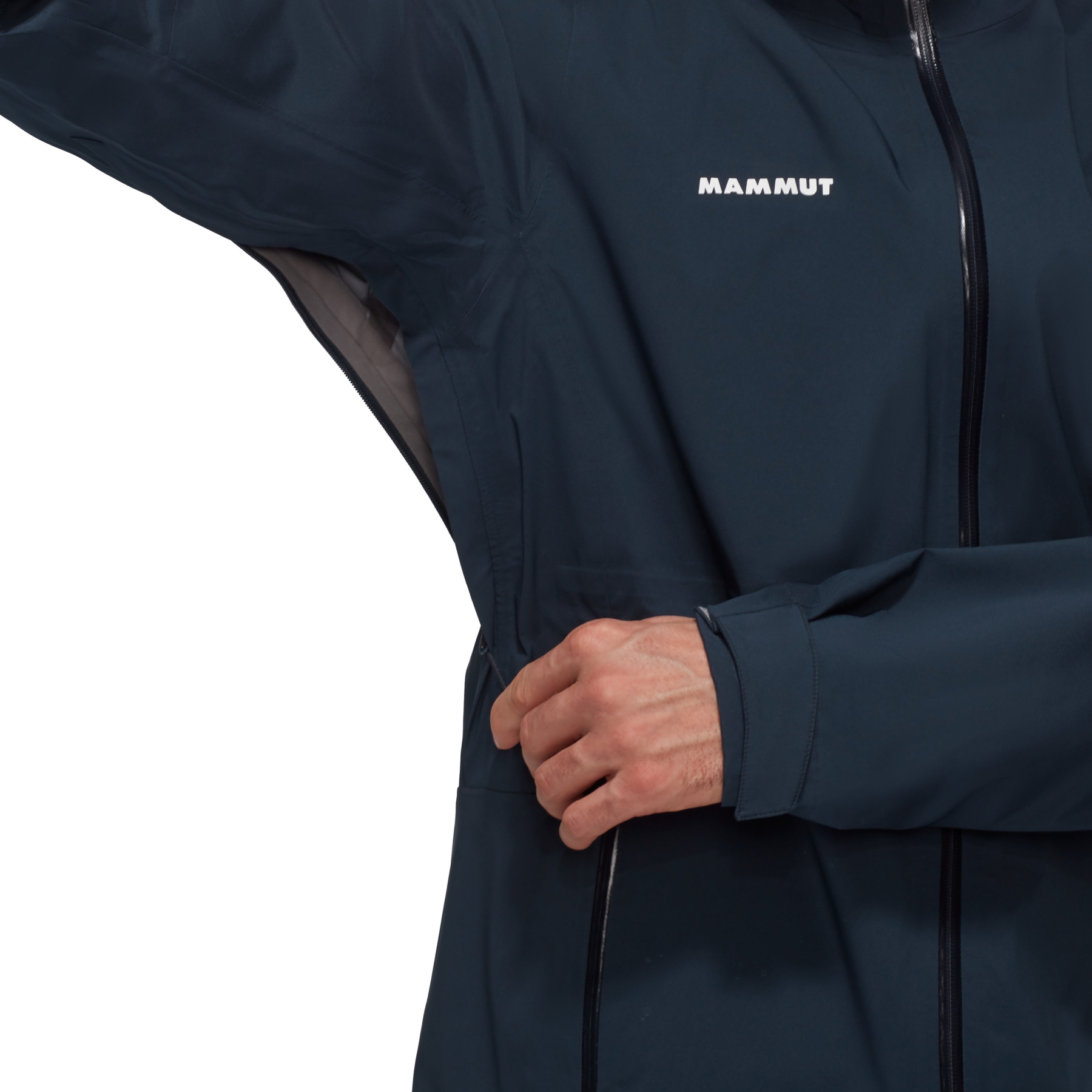 Mammut Linard Guide Hardshell Hooded Jacket Men - marine