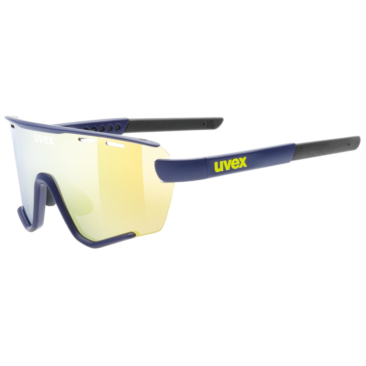 Produktbild von Uvex sportstyle 236 small Set Brille - blue matt/mirror yellow + clear