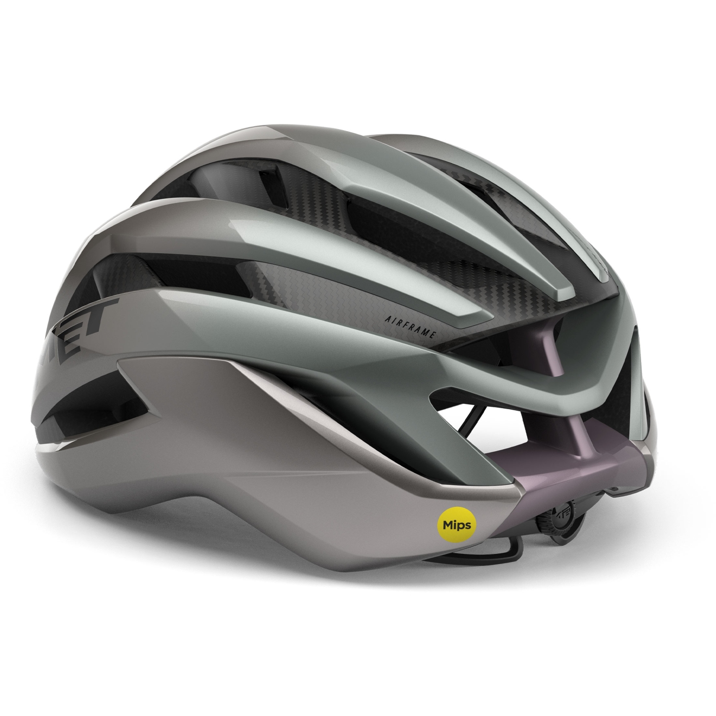 MET Trenta 3K Carbon Bike Helmet - Opal Gray/Glossy | BIKE24