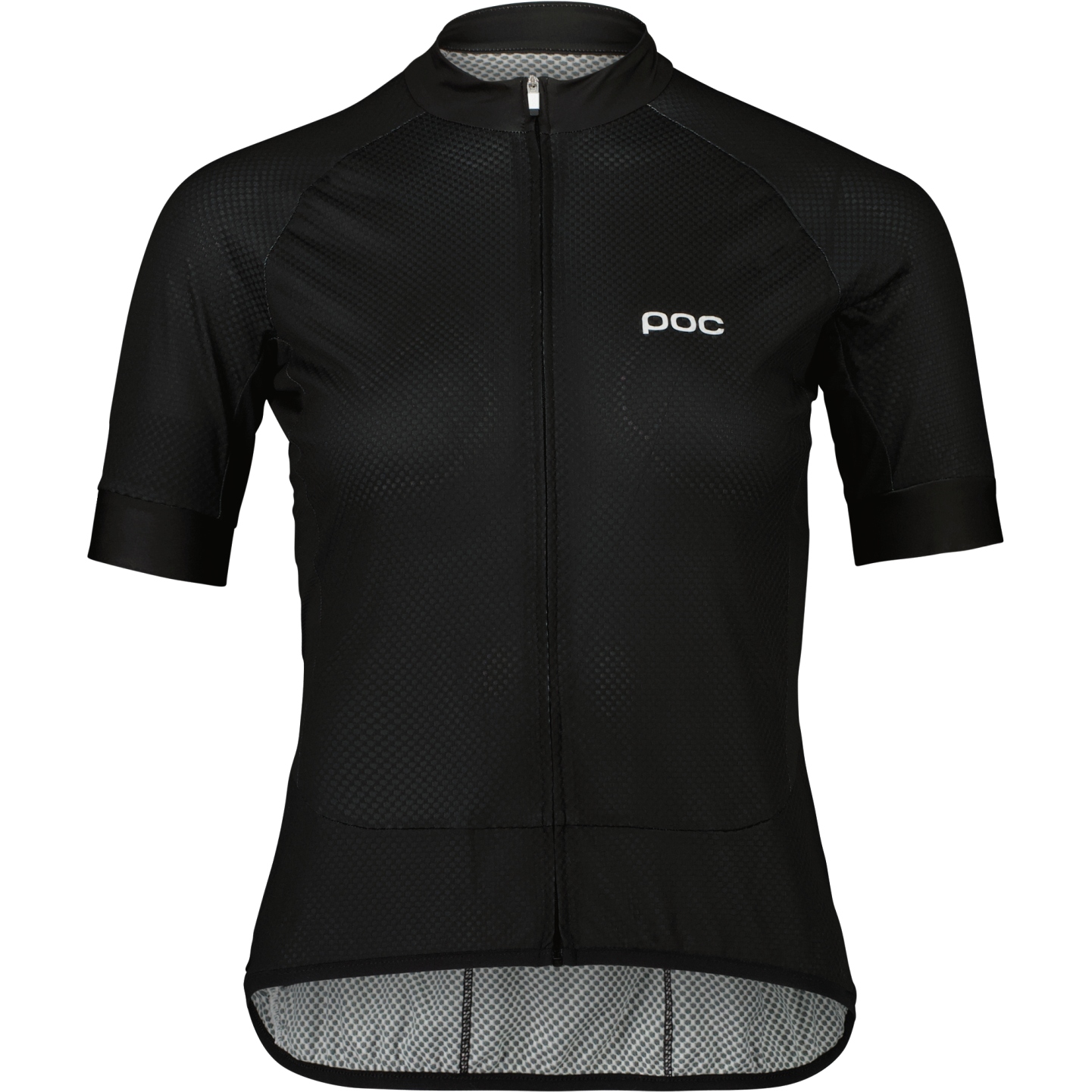 Produktbild von POC Essential Road Logo Trikot Damen - 8002 Uranium Black/Hydrogen White