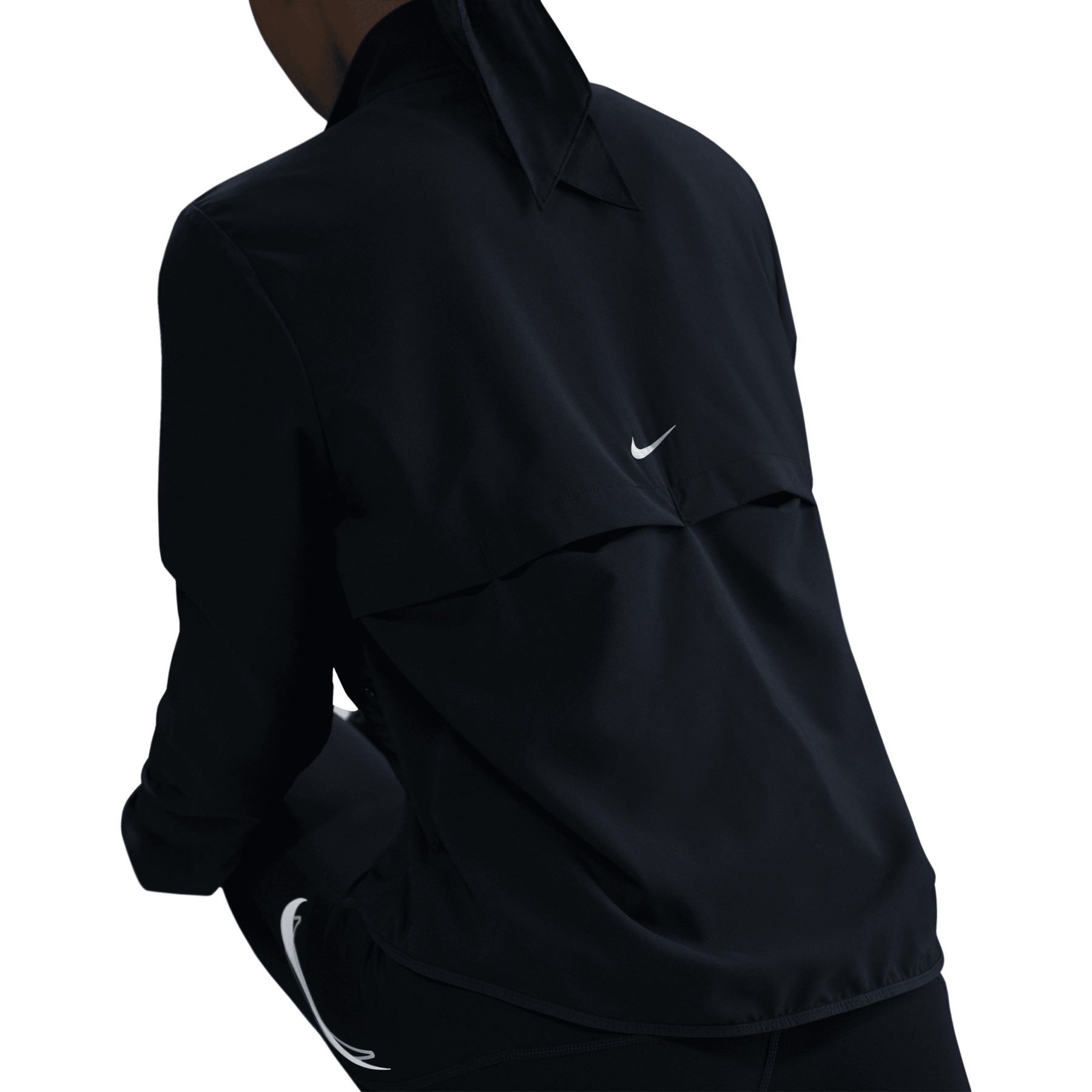 nike running overhead jacket