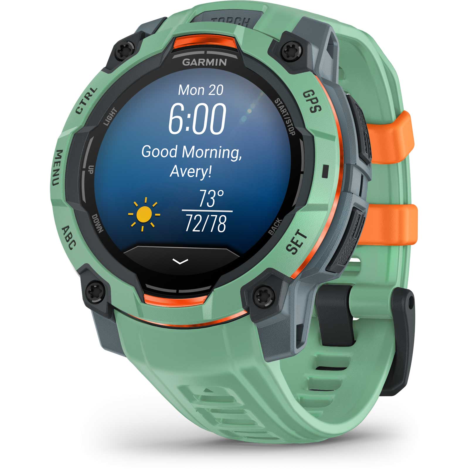 Garmin Instinct 3 AMOLED GPS Smartwatch - 45mm - Neo Tropic | BIKE24