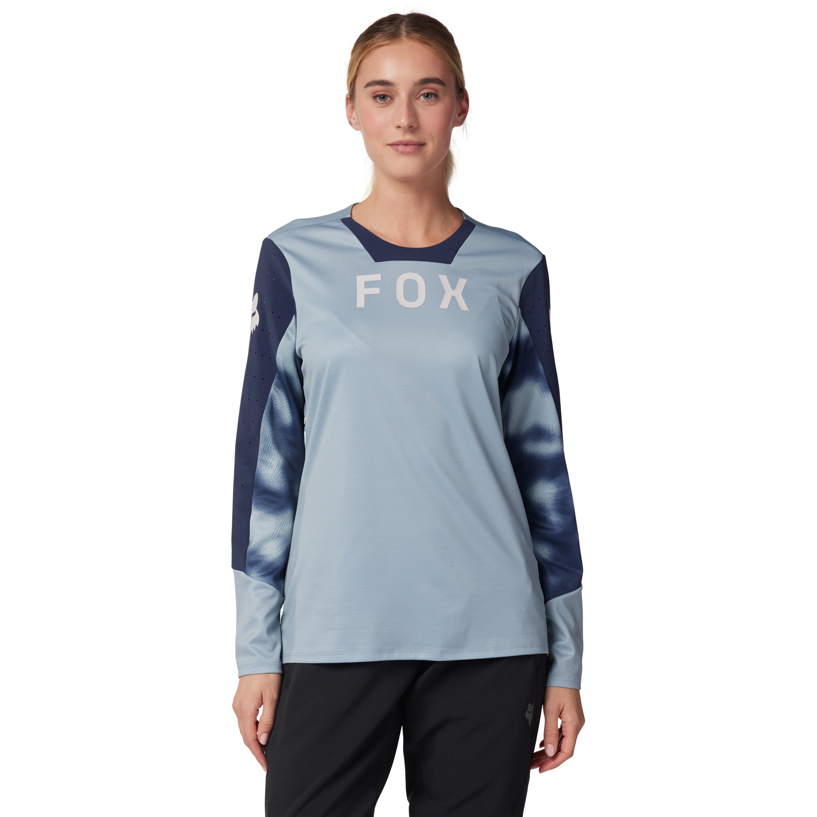 Produktbild von FOX Defend MTB Langarmtrikot Damen - Taunt - gunmetal