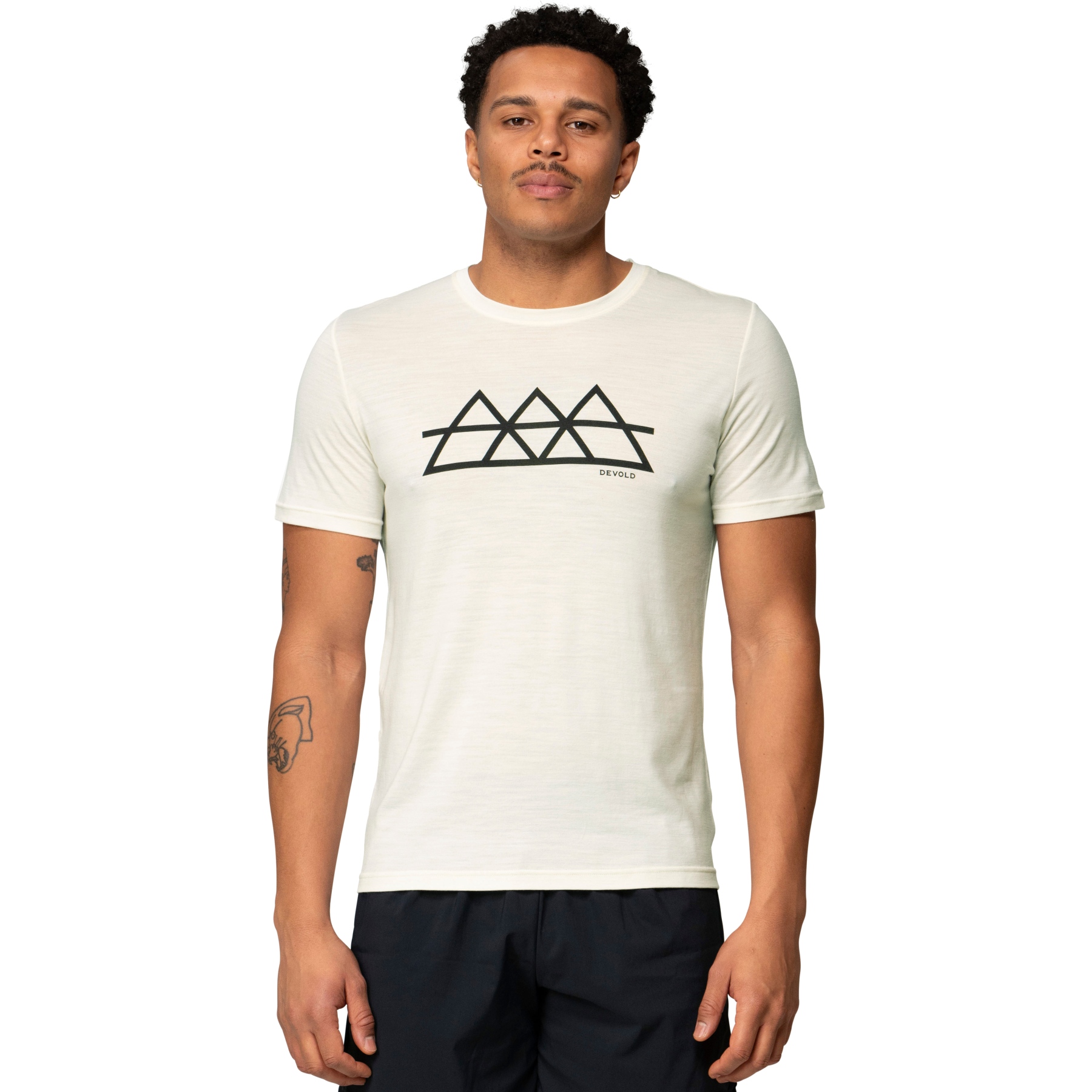 Produktbild von Devold Classic Triple T-Shirt Herren - 001A White