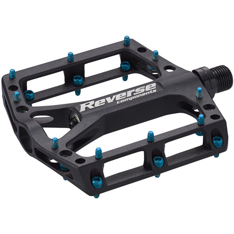 Picture of Reverse Components Black ONE MTB Flat Pedals - black/light blue