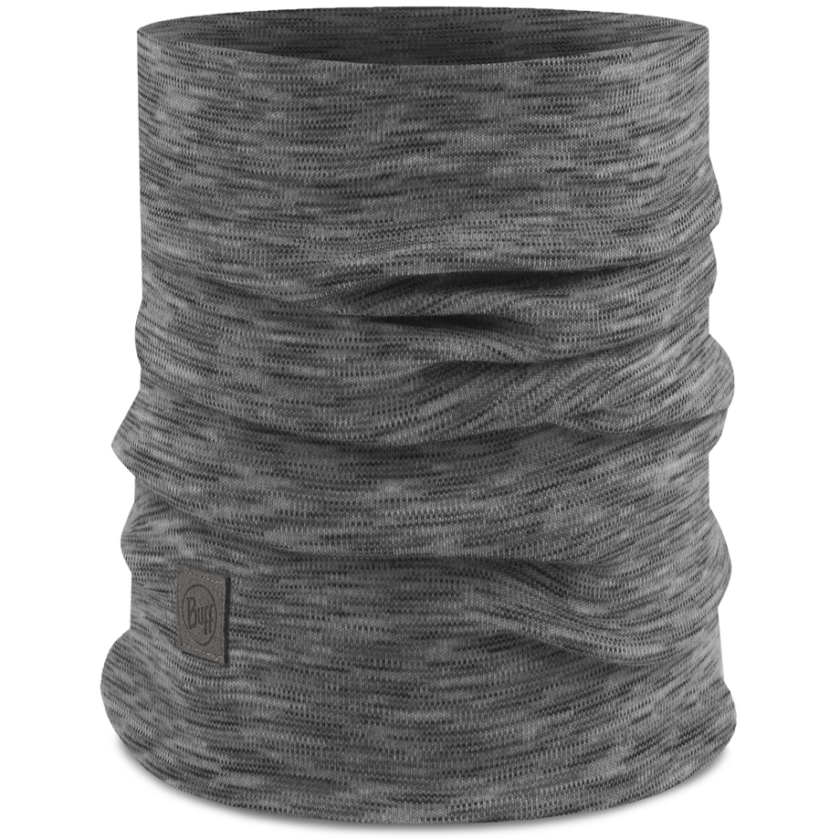 Image of Buff® Merino Heavyweight Neck Warmer - Fog Grey/Multi Stripes