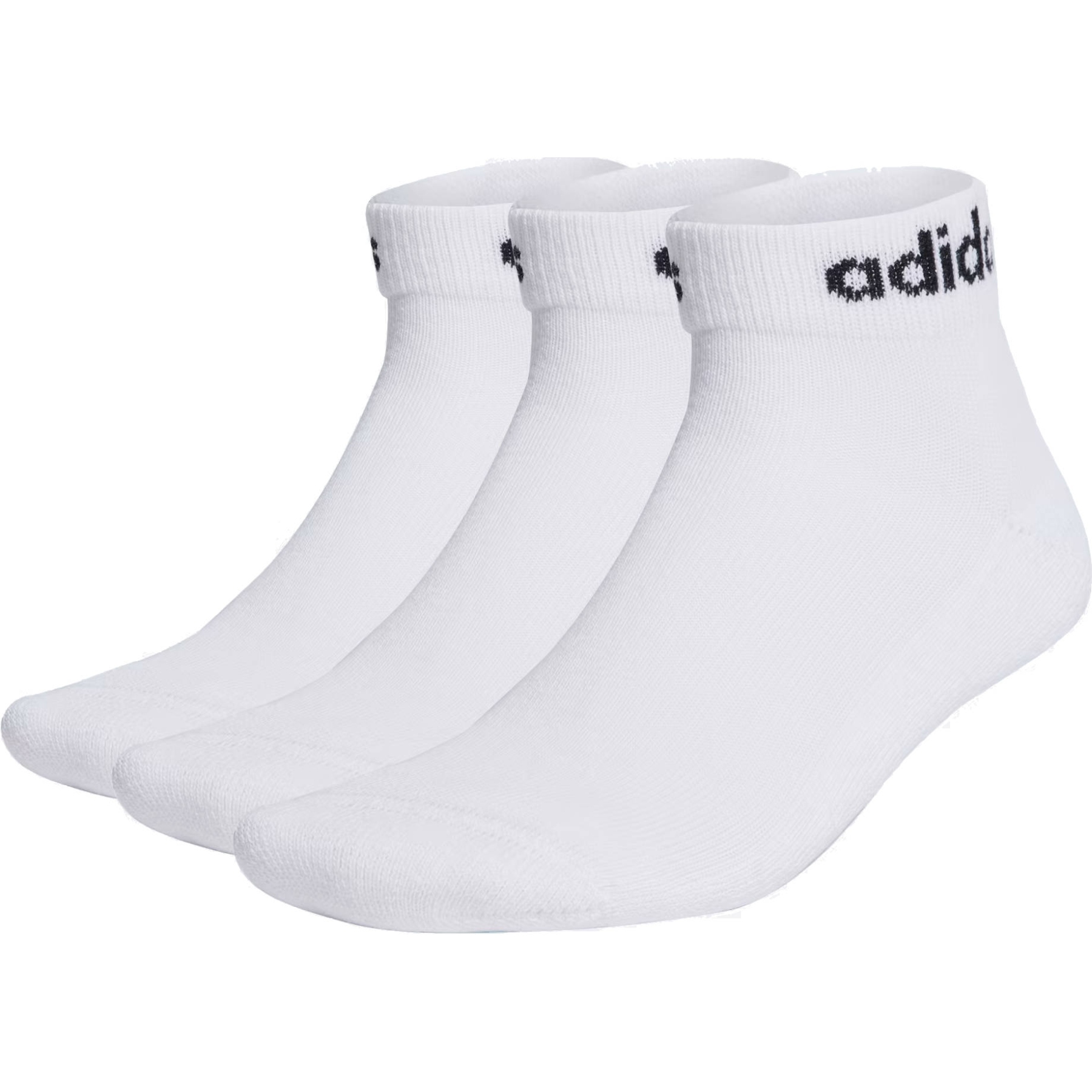 Produktbild von adidas Linear Cushioned Ankle Socken - 3 Paar - weiß/schwarz HT3457