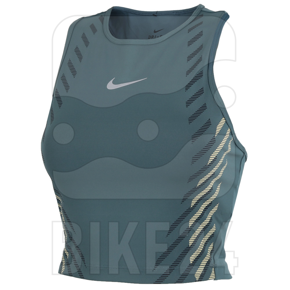 Image of Nike Runway Top Women - ash green/reflective silver CU3222-058