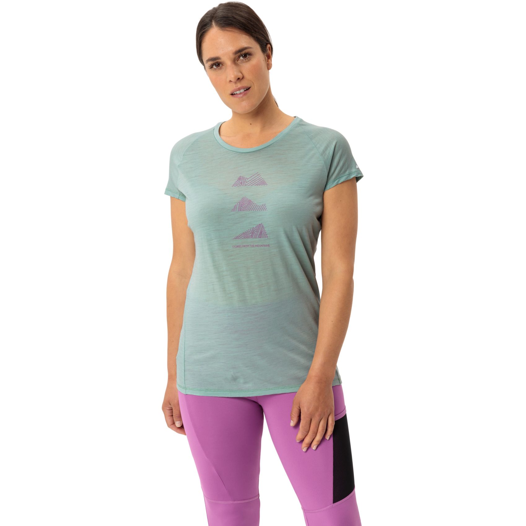 Produktbild von Vaude Tekoa Wool T-Shirt Damen - dusty fern