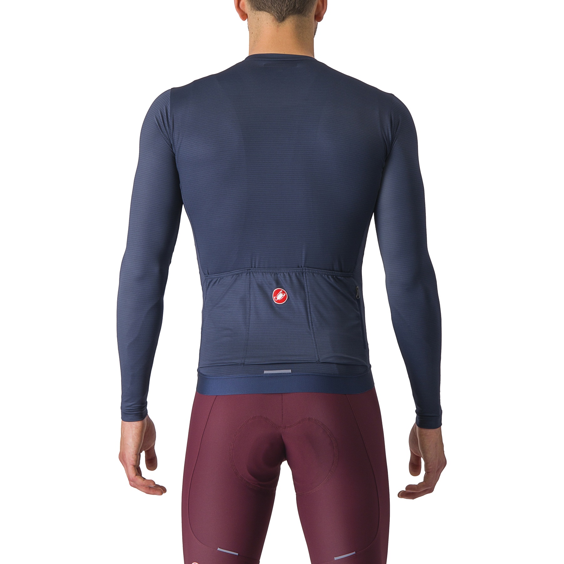 Castelli Espresso Long Sleeve Jersey Men - belgian blue