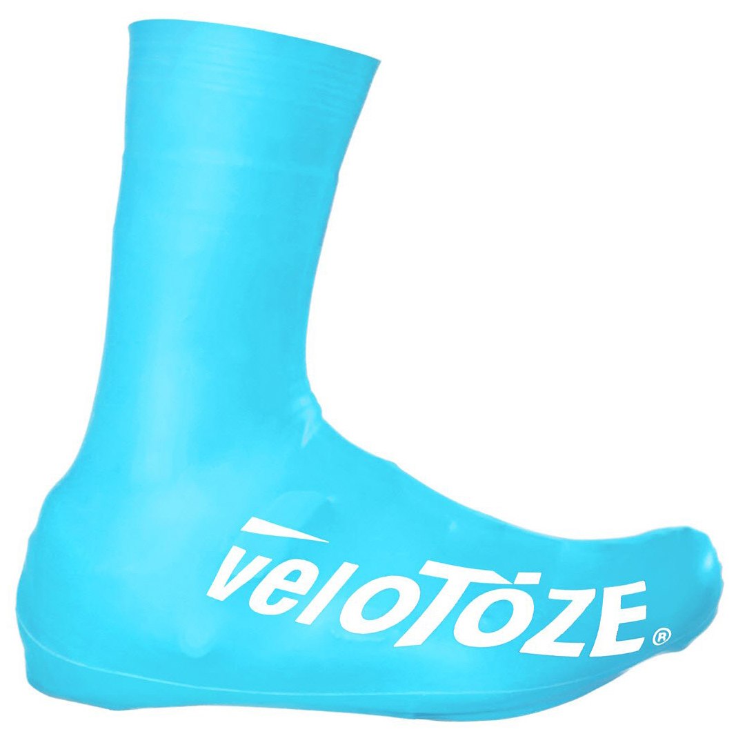 Image of veloToze Road 2.0 Tall Shoe Covers - Blue