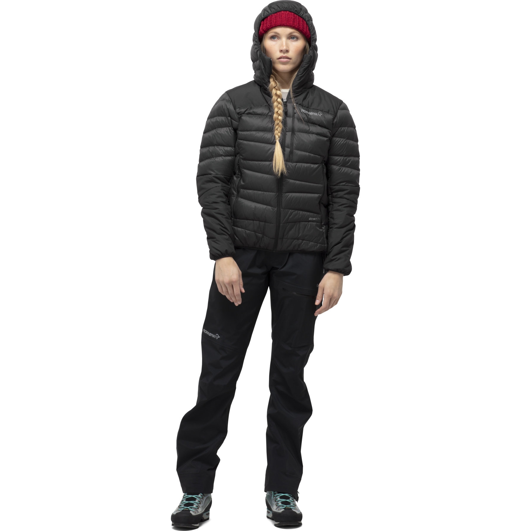 Falketind down hood top jacket women's