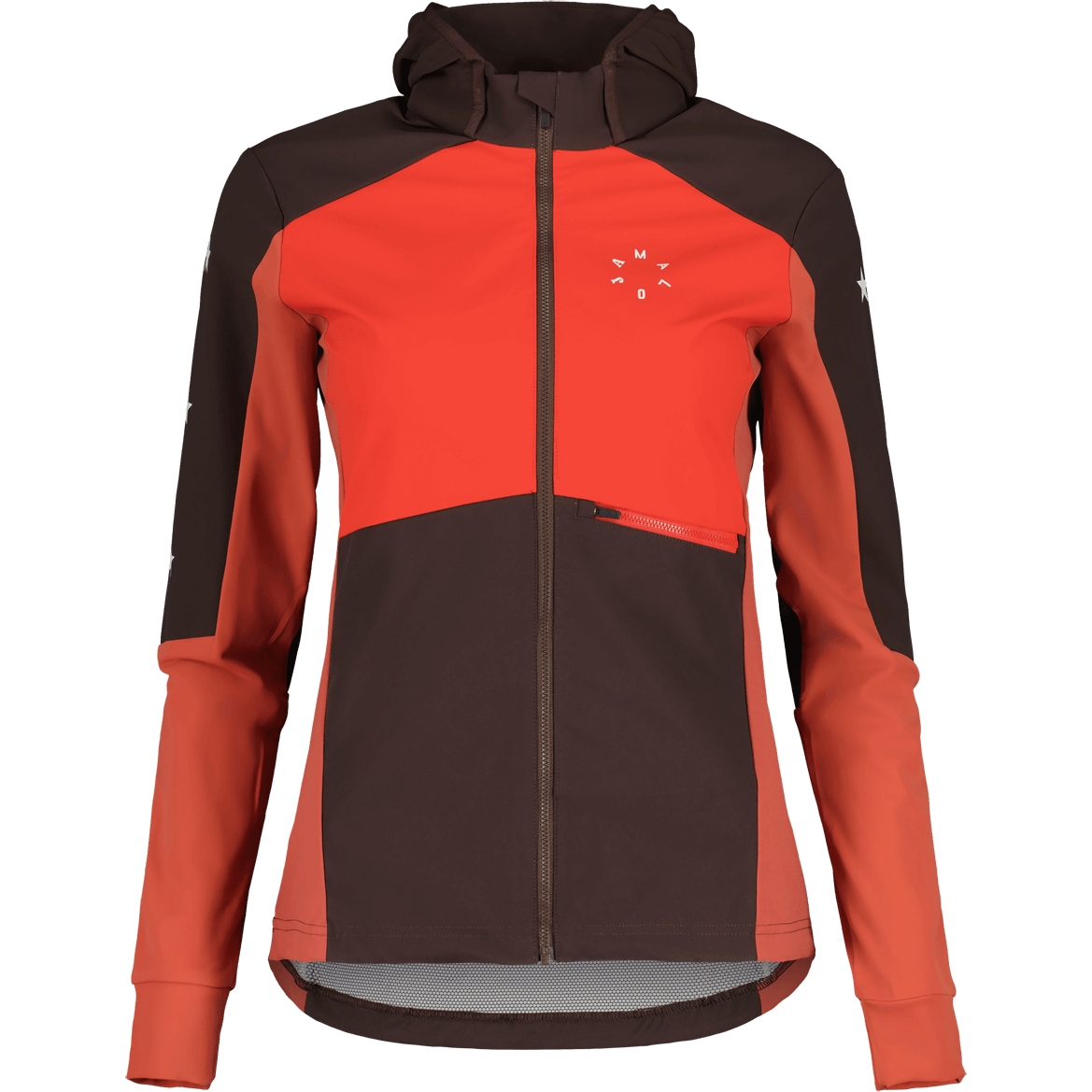 Maloja NeshaM. Nordic Hybrid Softshell Jacket Women - chocolate multi 8785