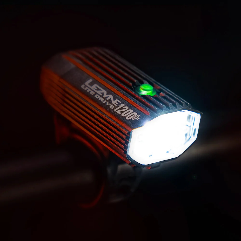 Lezyne Lite Drive 1200+ Front Light - w/o StVZO - satin black | BIKE24