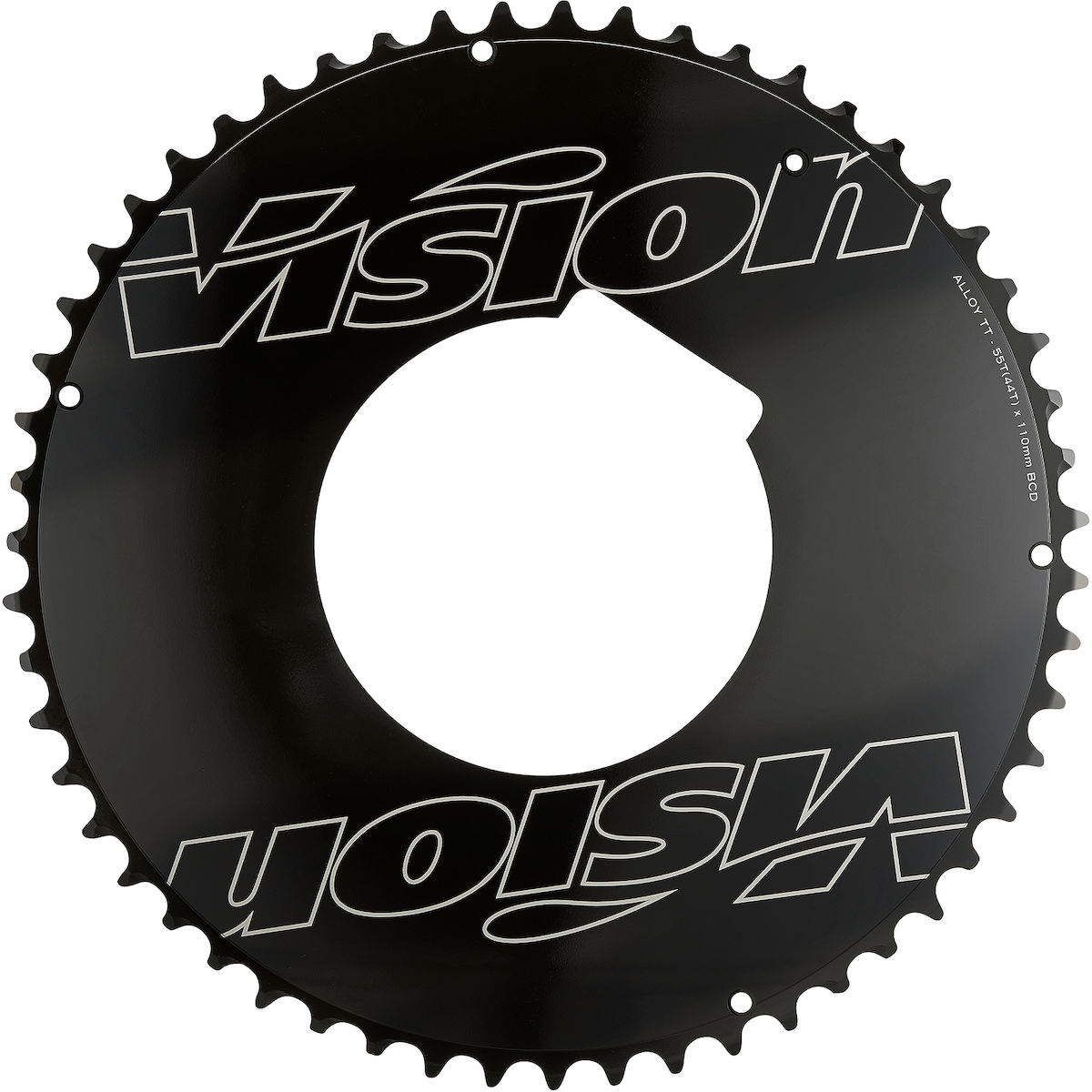 Image of FSA Powerbox Aero outer Chainring 110mm - ABS - 10/11-fach - 55 Teeth for 55-44T/Vision Logo