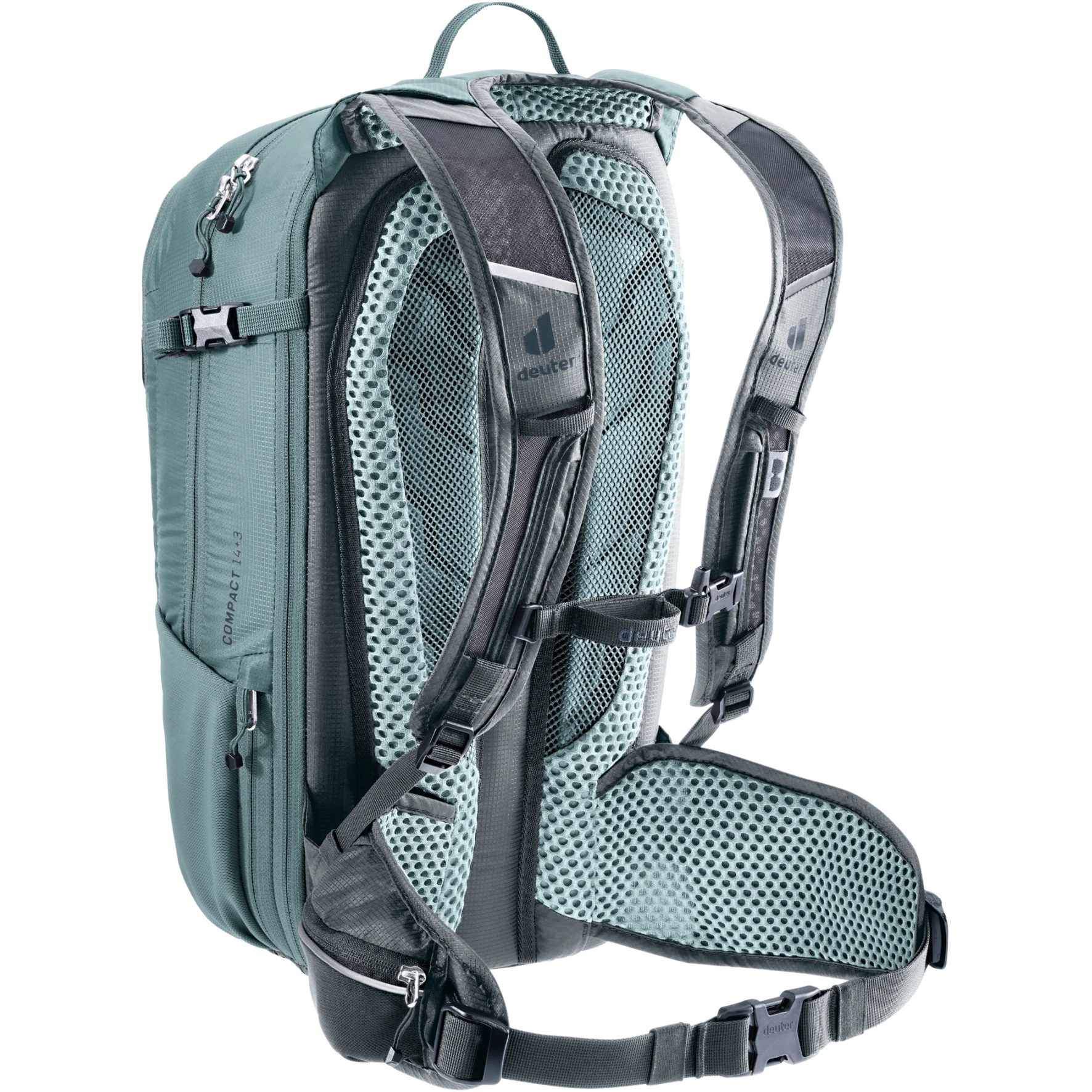 ドイター コンパクト 14+3（グラファイト×シェール）バックパック【新品】 Deuter Compact 14+3 MTB Backpack - graphite-shale | BIKE24