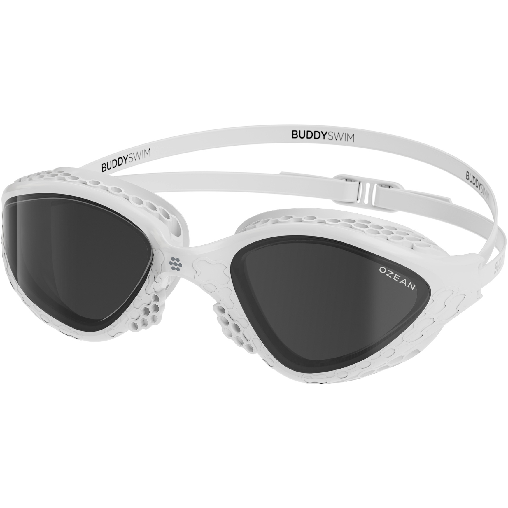 Kuva tuotteesta Buddyswim Ozean Swim Goggles - white/smoke