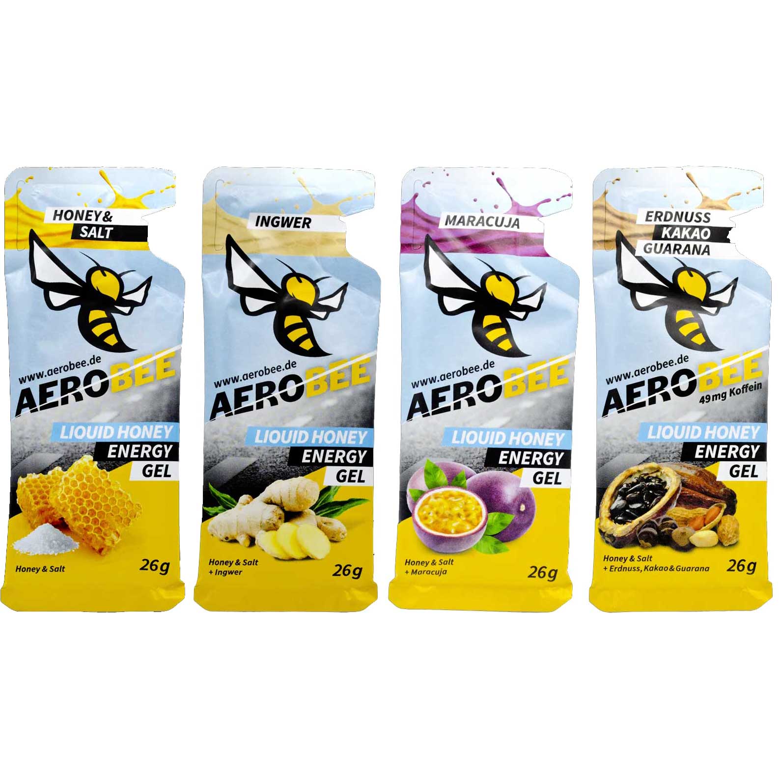 Жидкий углеводный гель AEROBEE Energy Gel - 26 г