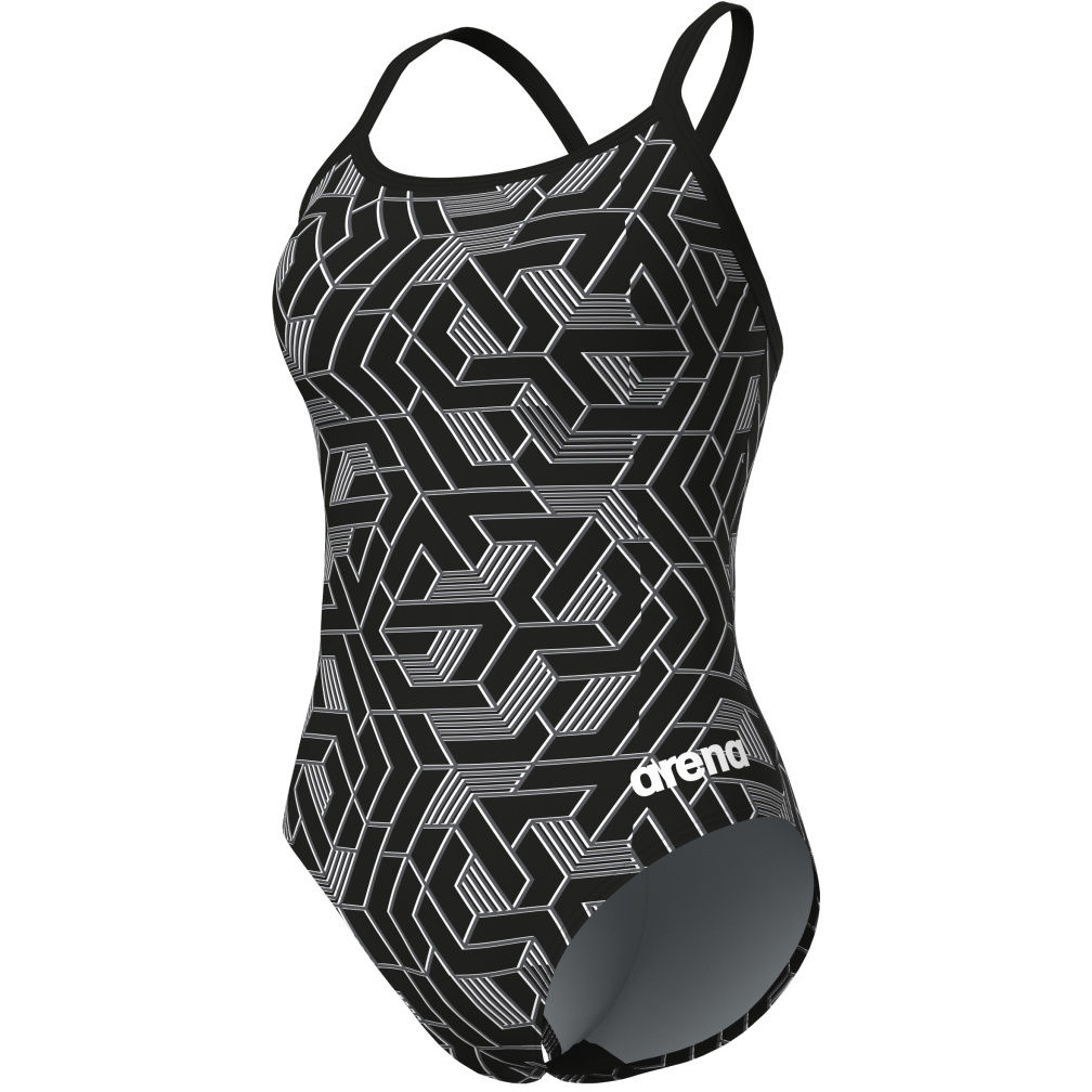 Arena MaxLife Costume Intero Da Donna Spider Light Drop Back, Tessuto Resistente Al Cloro