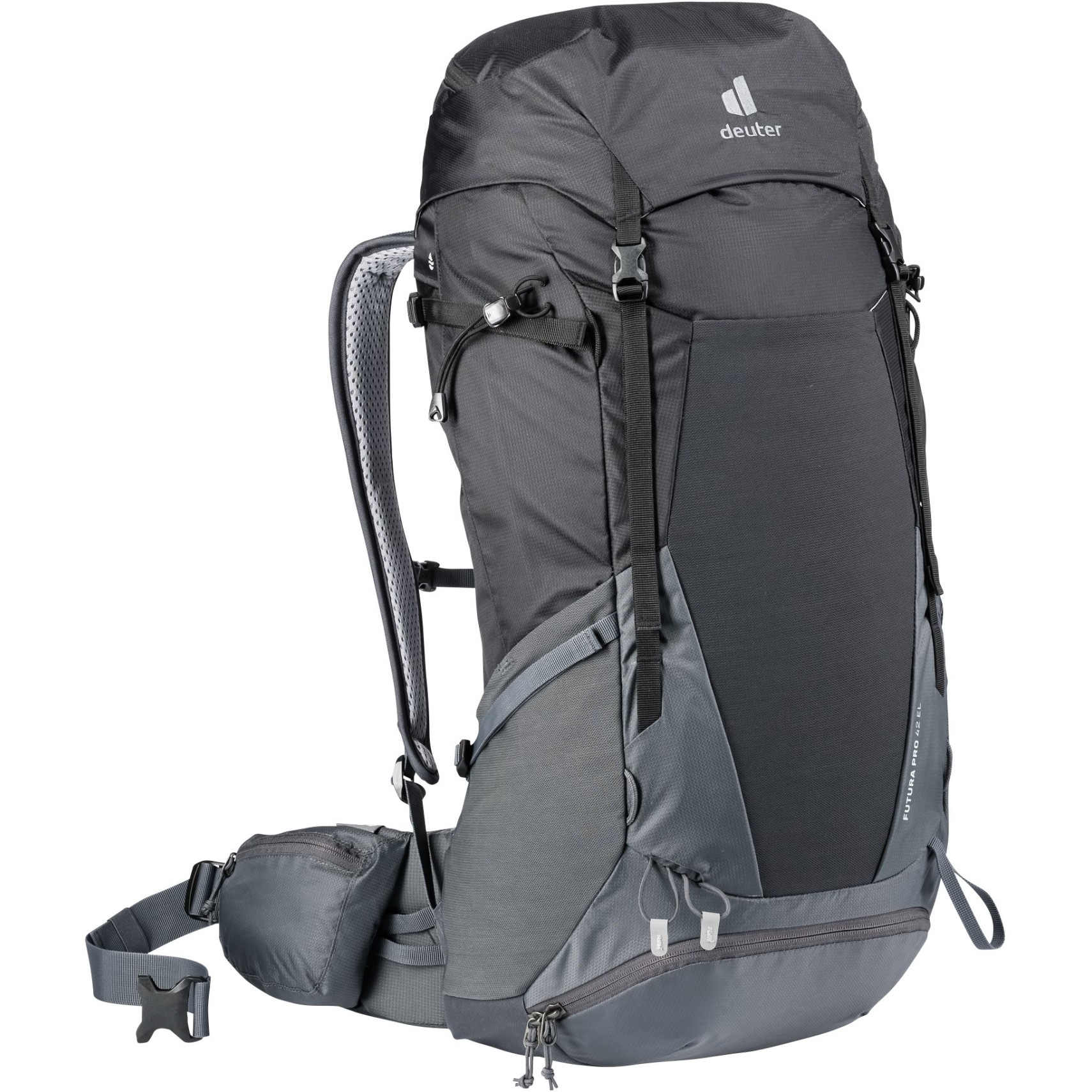 Produktbild von Deuter Futura PRO 42 EL Rucksack - black-graphite