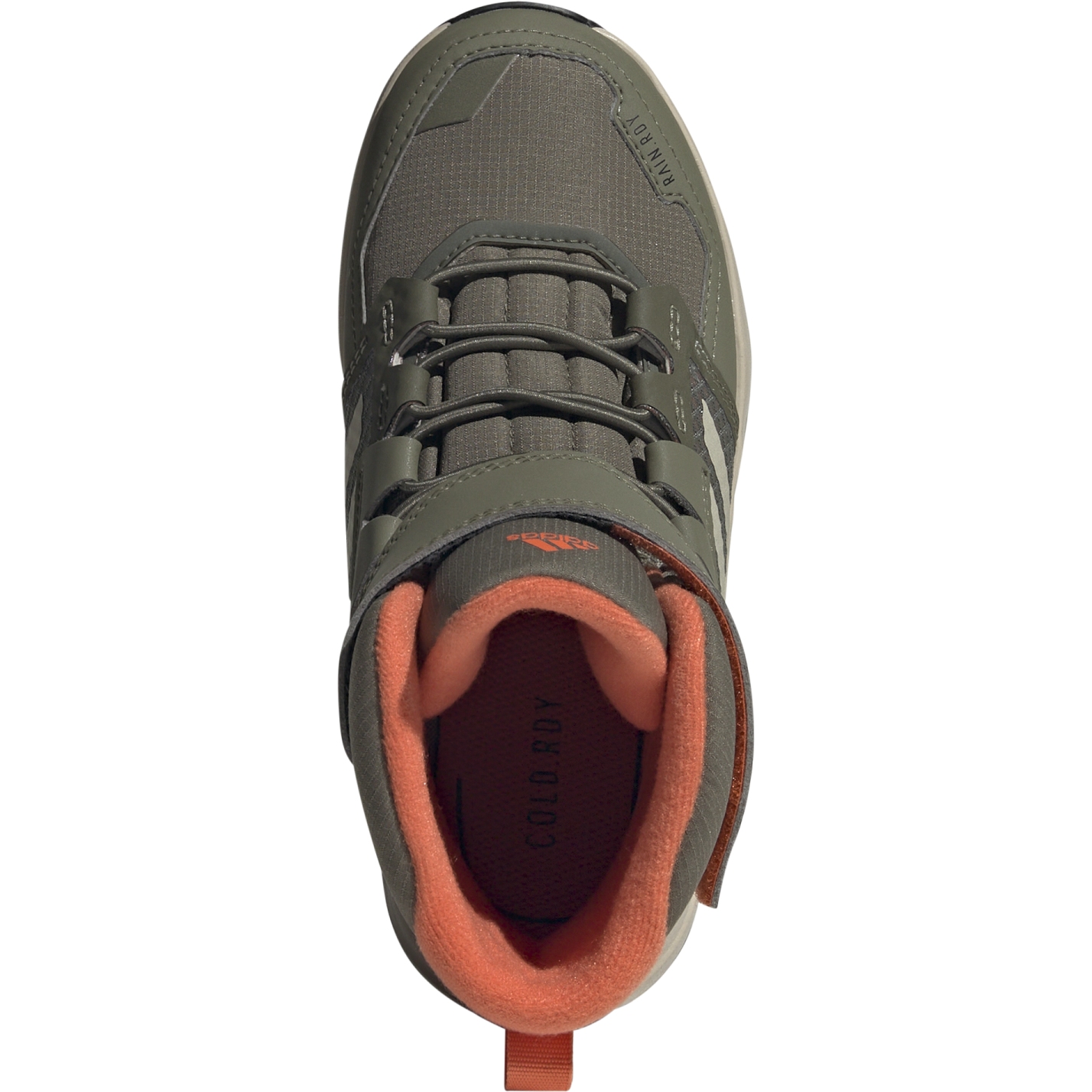 adidas TERREX Trailmaker High Cold.Rdy Hiking Boots Kids - olive  strata/wonder beige/semi impact orange ID1144